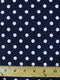 Poly Cotton Printed Fabric Polka Dots / Sold By The Yard