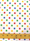 Poly Cotton Printed Fabric Polka Dots / Sold By The Yard
