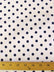 Poly Cotton Printed Fabric Small Polka Dots / White/Dark Royal Dots / Sold By The Yard