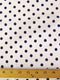 Poly Cotton Printed Fabric Polka Dots / Sold By The Yard