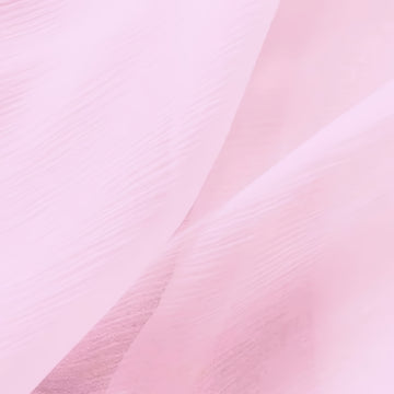 Crushed Chiffon Fabric / Pink / Sold By The Yard Closeout!!!