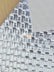 Lattice Basket Weave Upholstery Vinyl Fabric / Blue / Sold By The Yard Closeout!!!