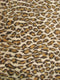 Leopard Half Shag Faux Fur Beaver Fabric / Sold By The Yard