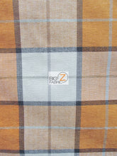 Luxury Tartan Plaid Upholstery Fabric / Coral / Sold By The Yard