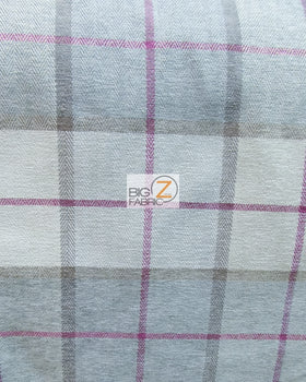 Luxury Tartan Plaid Upholstery Fabric / Radiant / Sold By The Yard
