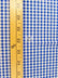 Mini Checkered Gingham Poly Cotton Printed Fabric / Burgundy / 50 Yard Bolt