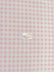 Mini Checkered Gingham Poly Cotton Printed Fabric / Pink / 50 Yard Bolt