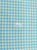 Mini Checkered Gingham Poly Cotton Printed Fabric / Turquoise / 50 Yard Bolt