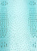 Glacier Blue Mutant Ostrich Gator Embossed Vinyl Fabric / Sold By The Yard