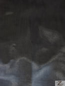 Mirror Crystal Organza Fabric - 50 Yard Bolt - Black-1