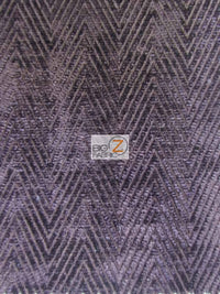 Mini Chevron Upholstery Fabric / Passion / Sold By The Yard
