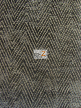 Mini Chevron Upholstery Fabric / Shadow / Sold By The Yard