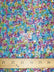 Mini Disc Sequin Nylon Mesh Fabric / Vintage Matte Gold Mix On Black Mesh / Sold By The Yard