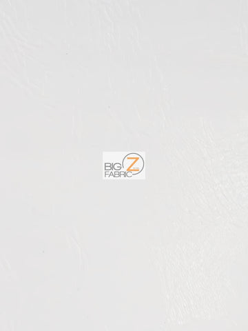 Snow White Modern Distress Upholstery Vinyl Fabric / Sold By The Yard Closeout!!!