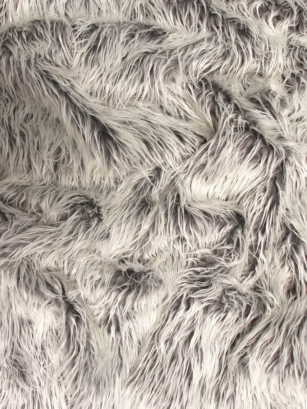 Solid Mongolian Long Pile Faux Fur Fabric / Sold By The Yard