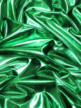 Metallic Foil Spandex Fabric / Stretch Lycra Sold By The Yard