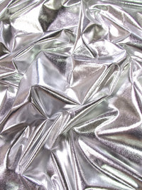 Metallic Foil Spandex Fabric / Stretch Lycra Sold By The Yard