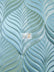 Mint Leaf Upholstery Drapery Fabric / Azure / Sold By The Yard