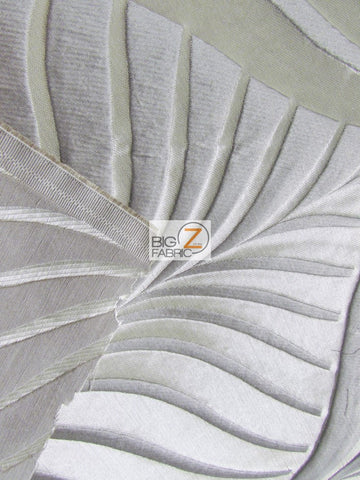 Mint Leaf Upholstery Drapery Fabric / Winter / Sold By The Yard - 0