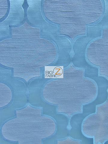 Moroccan Quatrefoil Upholstery Fabric / Bristol / Sold By The Yard