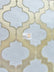 Moroccan Quatrefoil Upholstery Fabric / Gold / Sold By The Yard