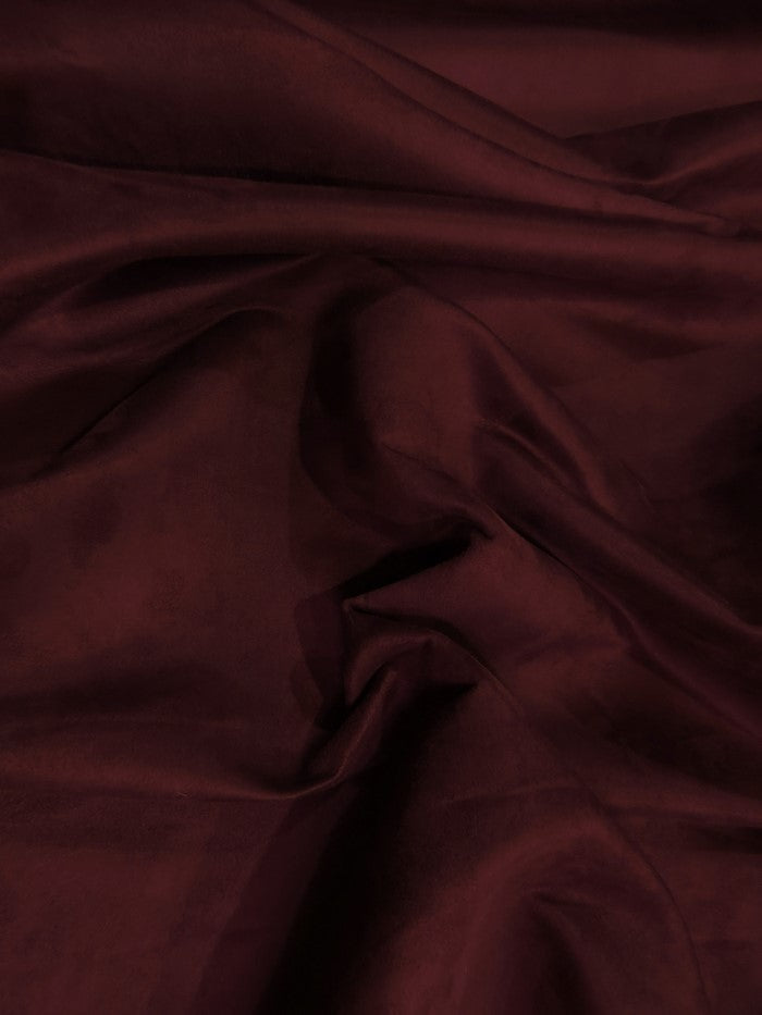Microfiber Suede Upholstery Fabric / Burgundy (250gsm)