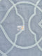 Modern Trellis Poly Linen Blend Upholstery Fabric / Sold By The Yard