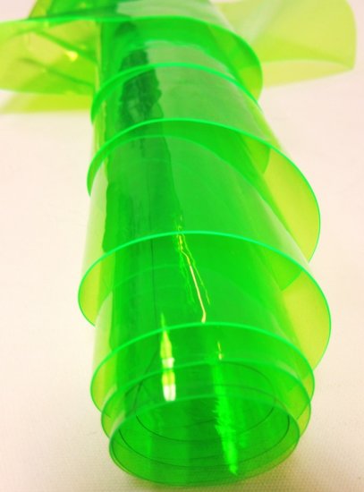 Multi-Color (12 Gauge) Tinted Plastic Vinyl Fabric / Sold By The Yard