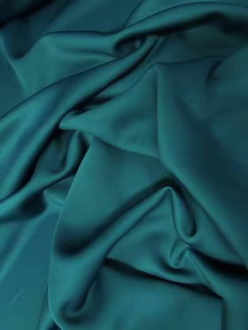 Neoprene Scuba Techno Athletic Double Knit All-Purpose Fabric / Teal / Sold By The Yard / COLORLAST