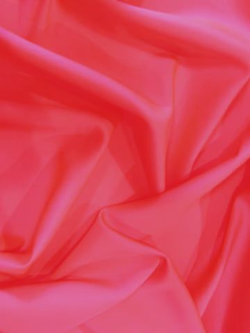 Neoprene Scuba Techno Athletic Double Knit All-Purpose Fabric / Neon Pink / Sold By The Yard