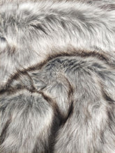 Wolf Animal Long Pile Faux Fur Fabric / Sold By The Yard