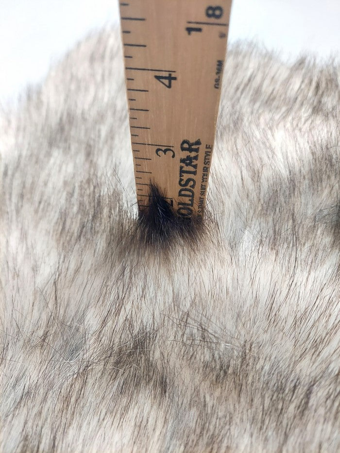 Glacier Wolf Animal Coat Costume Fabric / Sold By The Yard