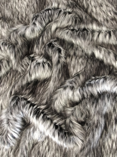 50s VINTAGE FAKE FUR ANIMAL FABRIC デルマー系 Thick Heavy Animal Faux Fur Fabric by the Yard Shaggy Long Pile 60