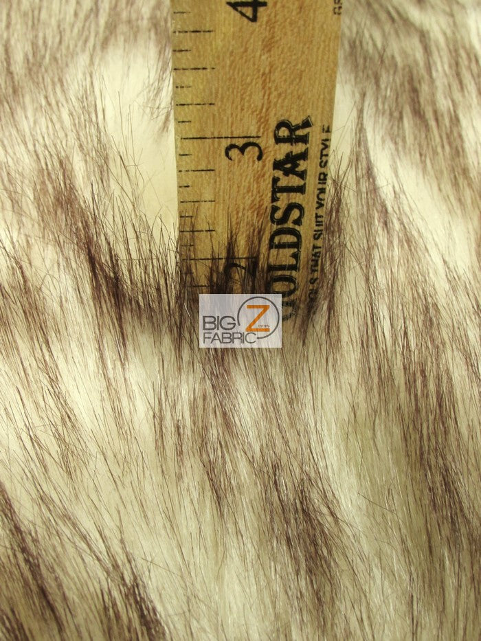 Latte Dire Wolf Animal Coat Costume Fabric / Sold By The Yard-3