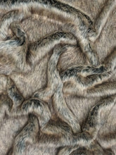 Wolf Animal Long Pile Faux Fur Fabric / Sold By The Yard