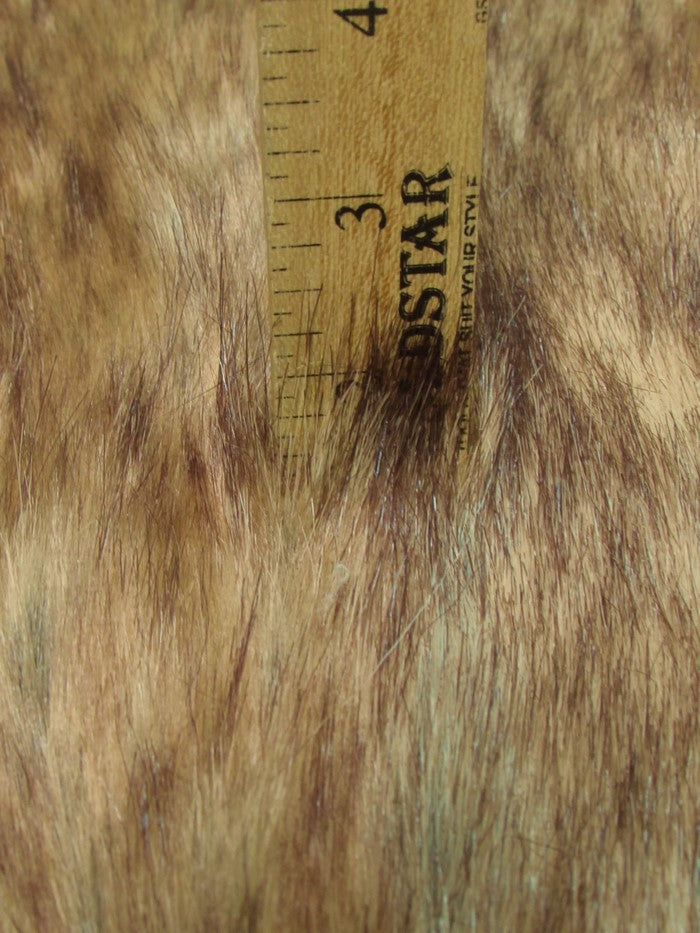 Canadian Fox Animal Long Pile Coat Costumes Fabric / Sold By The Yard