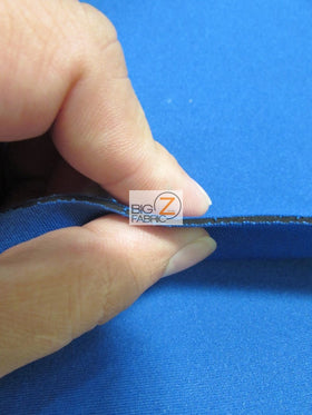 Neoprene Bonded Sponge Waterproof Wetsuit Fabric / 3mm Royal Blue / Sold By The Foot - 0