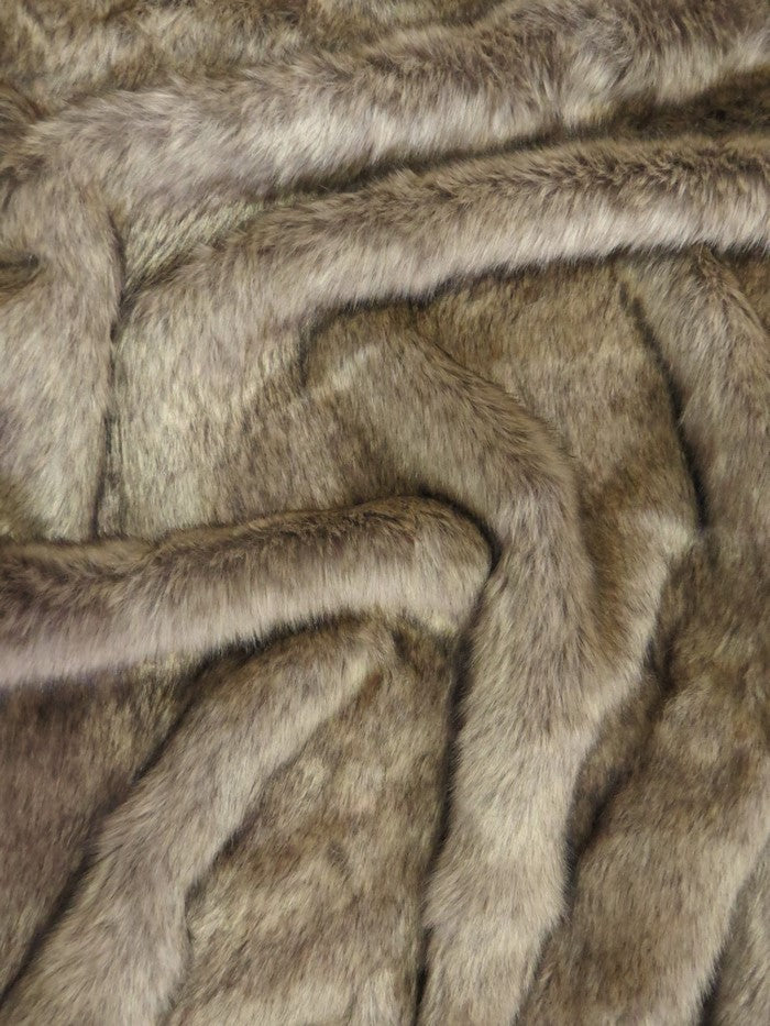 Cali Coyote Animal Faux Fur / Sold By The Yard