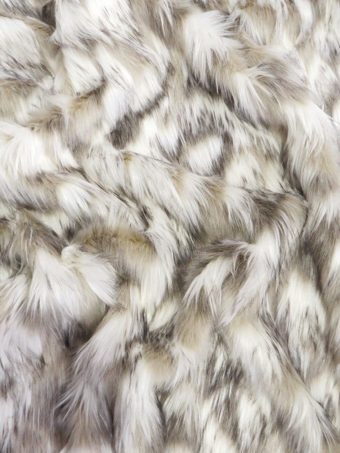Winter Section Fox Animal Faux Fur / Sold By The Yard