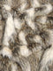 Wolf Animal Long Pile Faux Fur Fabric / Sold By The Yard