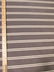 Oxford Stripe Outdoor Canvas Waterproof Fabric / Brown / Sold By The Yard