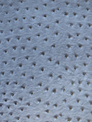 Blue Classic Ostrich Upholstery Vinyl Fabric / By The Roll - 30 Yards-1