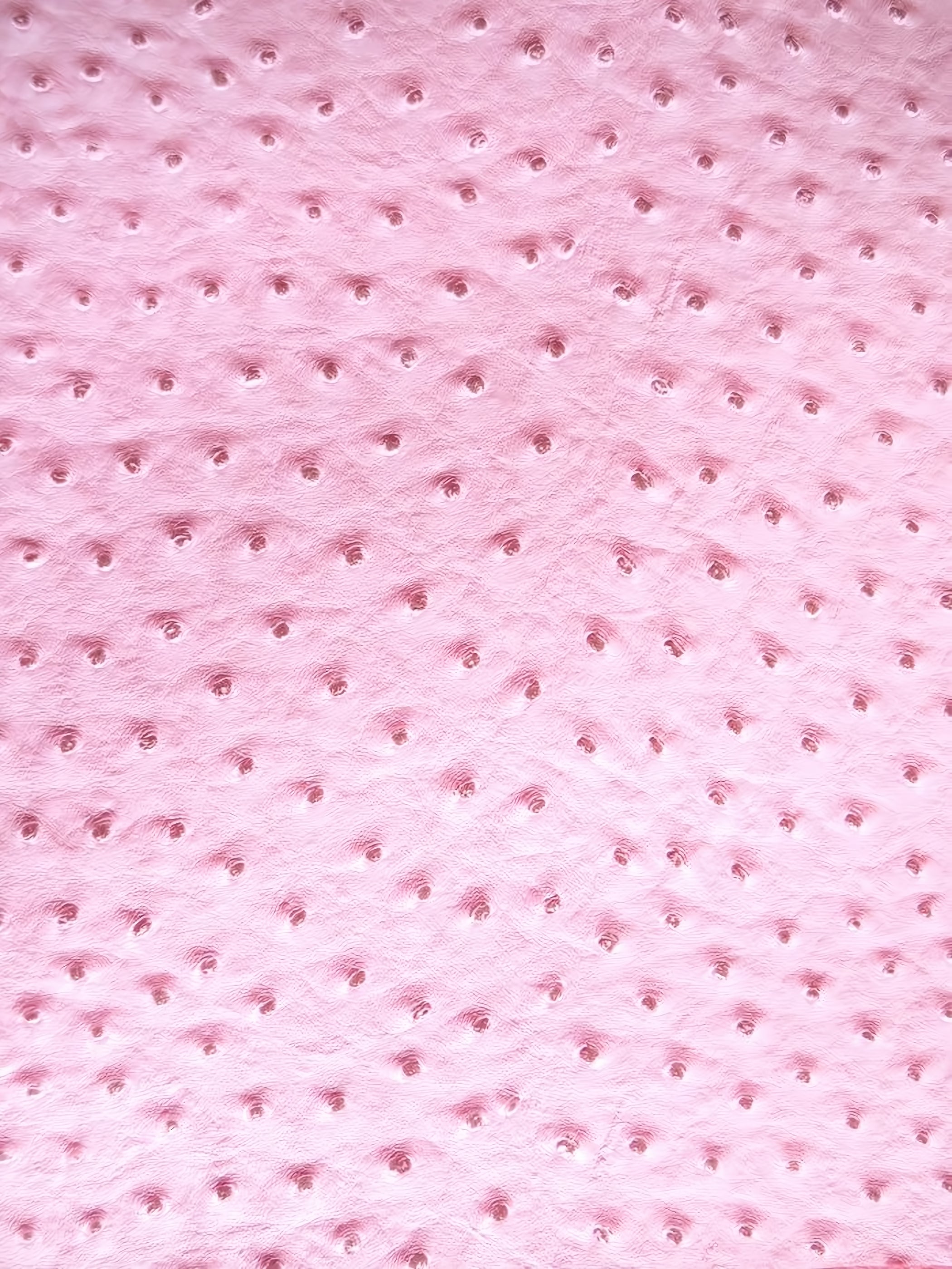 Pink Classic Ostrich Upholstery Vinyl Fabric / Sold By The Yard