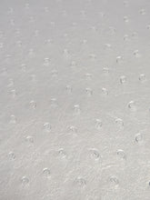 Metallic Silver Classic Ostrich Upholstery Vinyl Fabric / By The Roll - 30 Yards