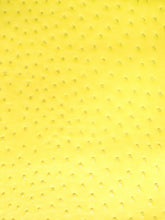 Neon Yellow Classic Ostrich Upholstery Vinyl Fabric / By The Roll - 30 Yards