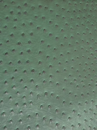 Hydra Gator Green Classic Ostrich Upholstery Vinyl Fabric / Sold By The Yard