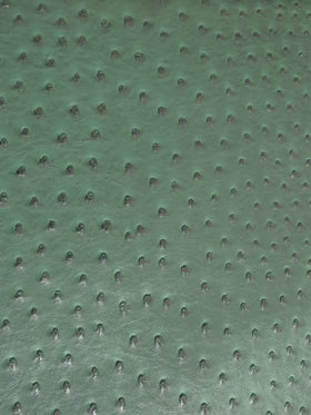 Hydra Gator Green Classic Ostrich Upholstery Vinyl Fabric / Sold By The Yard