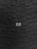 Vinyl Faux Fake Leather Pleather Embossed Ostrich Fabric / Black / By The Roll - 30 Yards