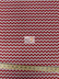 Poly Cotton Fabric .4" Zig Zag Chevron / Red/White / 50 Yard Bolt