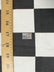 Poly Cotton Printed Fabric Square Checkered / Giant Black/White / Sold By The Yard